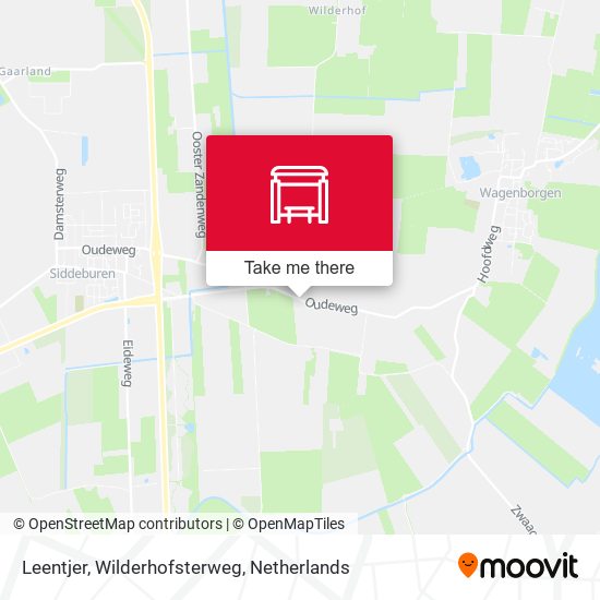 Leentjer, Wilderhofsterweg map