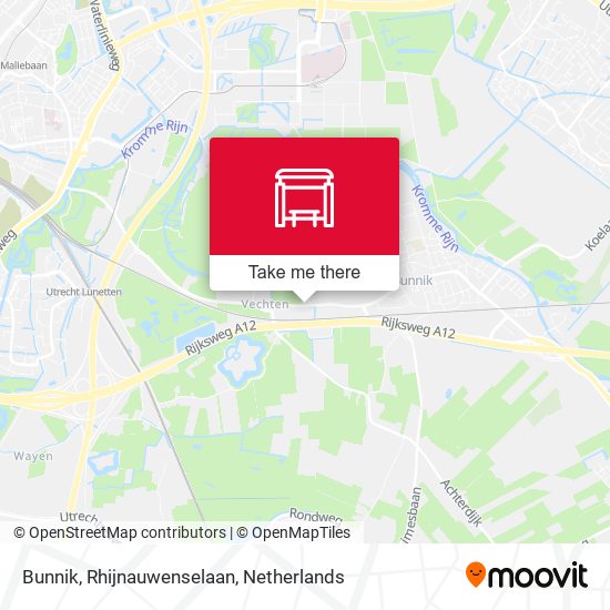 Bunnik, Rhijnauwenselaan map