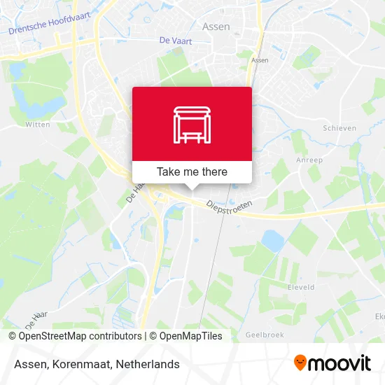 Assen, Korenmaat map
