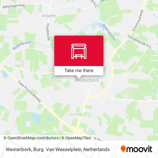 Westerbork, Burg. Van Weezelplein map