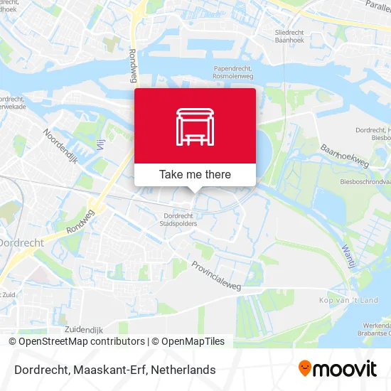 Dordrecht, Maaskant-Erf map