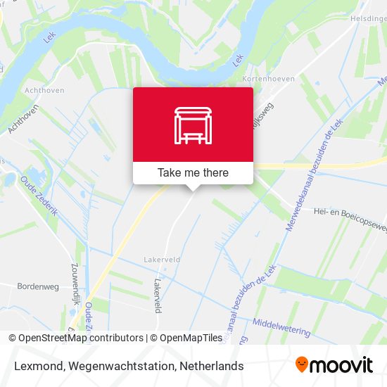 Lexmond, Wegenwachtstation map