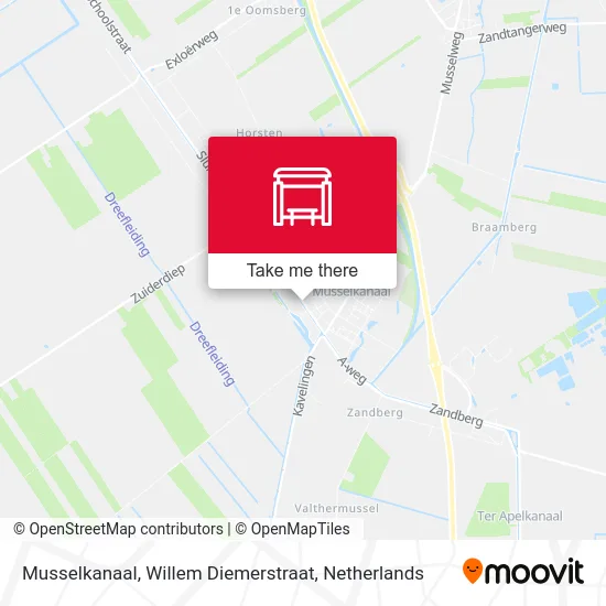 Musselkanaal, Willem Diemerstraat map