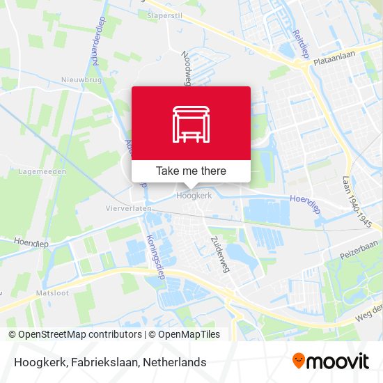 Hoogkerk, Fabriekslaan map