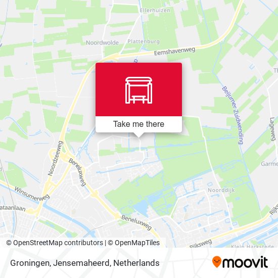 Groningen, Jensemaheerd map