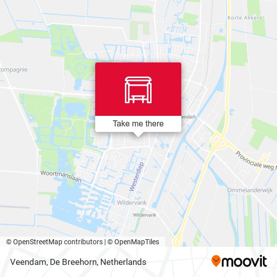 Veendam, De Breehorn map