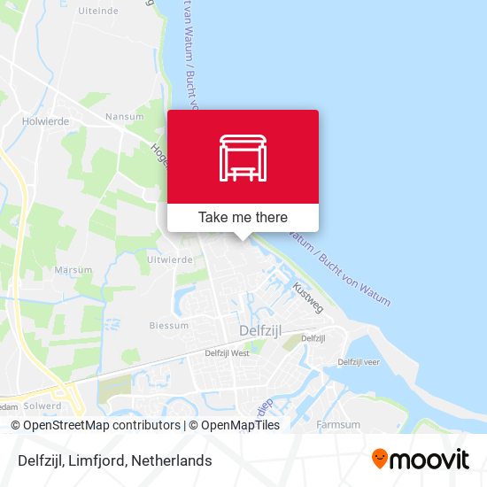 Delfzijl, Limfjord map