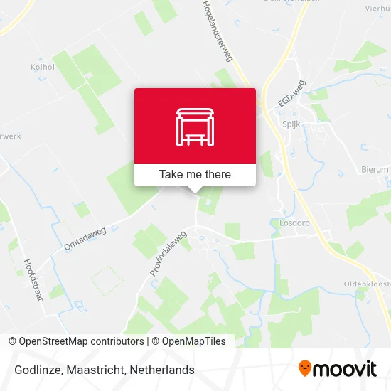 Godlinze, Maastricht Karte