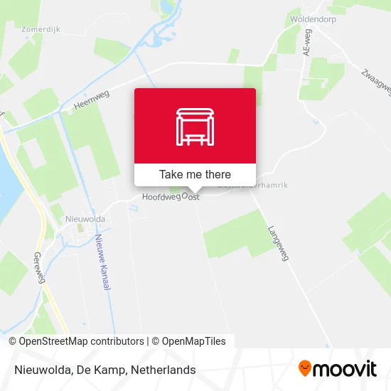 Nieuwolda, De Kamp map