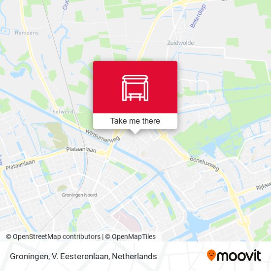 Groningen, V. Eesterenlaan map