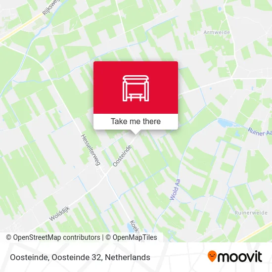 Oosteinde, Oosteinde 32 map