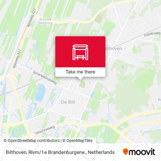 Bilthoven, Rivm / 1e Brandenburgerw. map