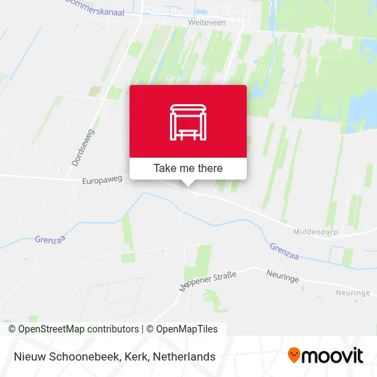 Nieuw Schoonebeek, Kerk map