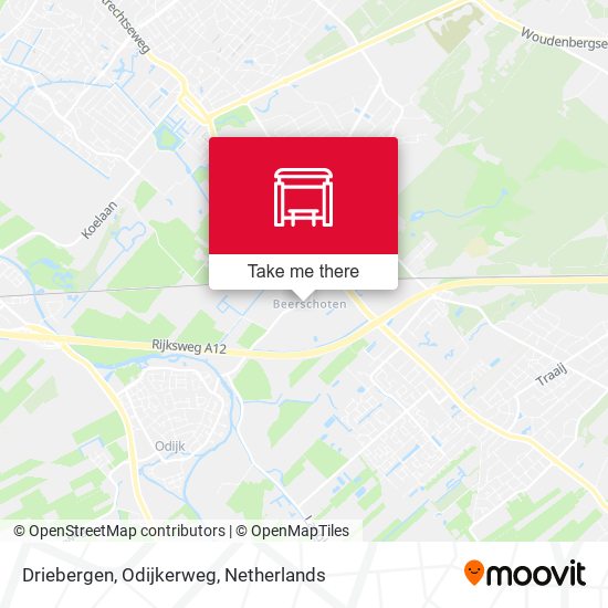 Driebergen, Odijkerweg map