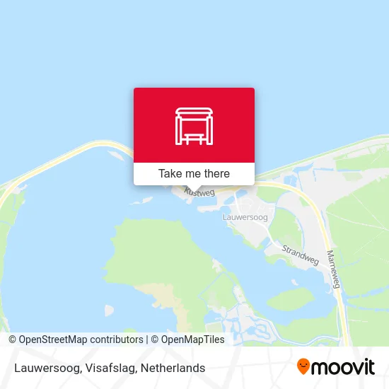 Lauwersoog, Visafslag map