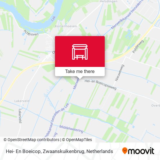 Hei- En Boeicop, Zwaanskuikenbrug map