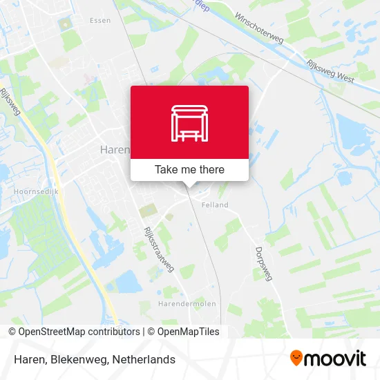 Haren, Blekenweg map