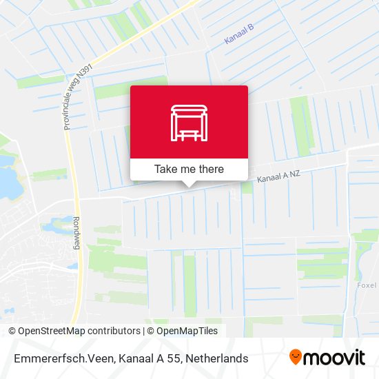 Emmererfsch.Veen, Kanaal A 55 map