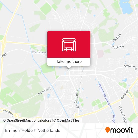 Emmen, Holdert map