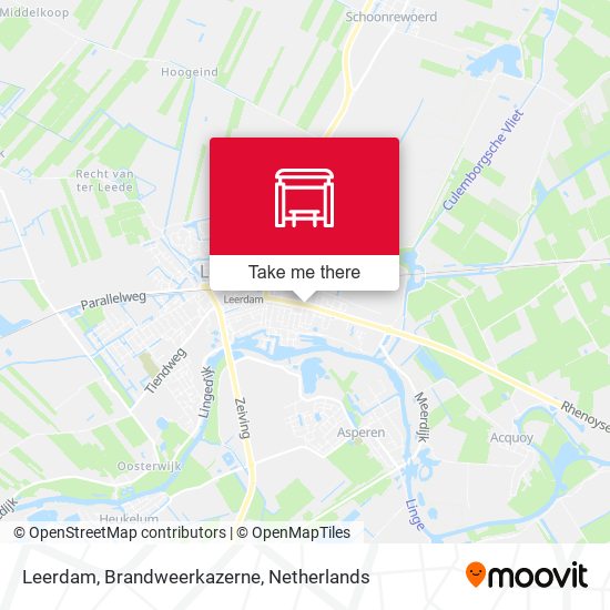 Leerdam, Brandweerkazerne map