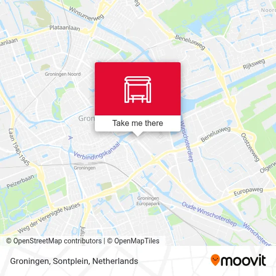 Groningen, Sontplein map