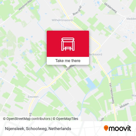 Nijensleek, Schoolweg map