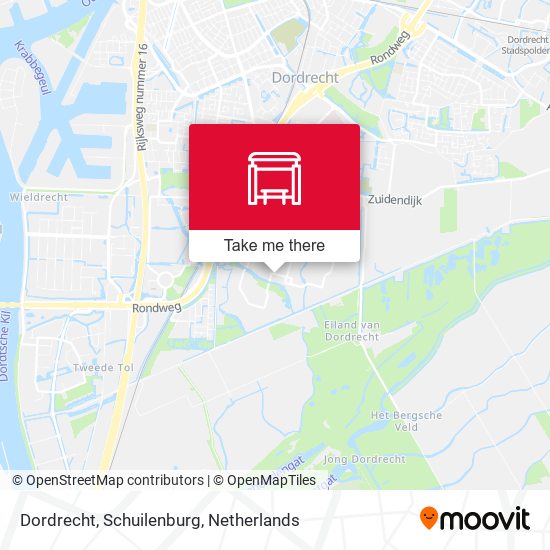 Dordrecht, Schuilenburg map