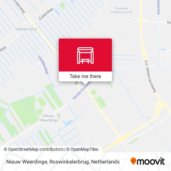 Nieuw Weerdinge, Roswinkelerbrug map