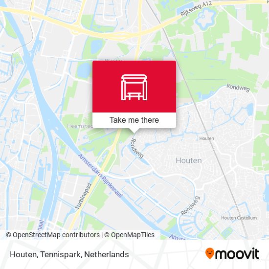 Houten, Tennispark map