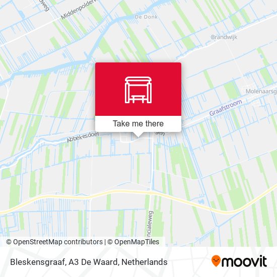 Bleskensgraaf, A3 De Waard map