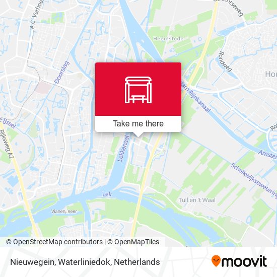 Nieuwegein, Waterliniedok map