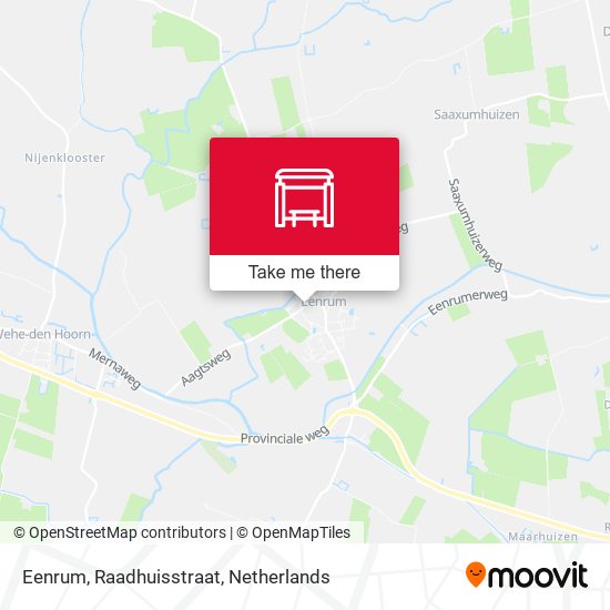 Eenrum, Raadhuisstraat map
