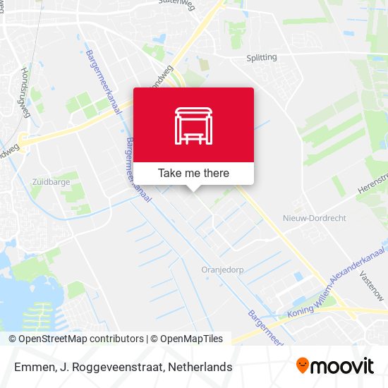 Emmen, J. Roggeveenstraat map
