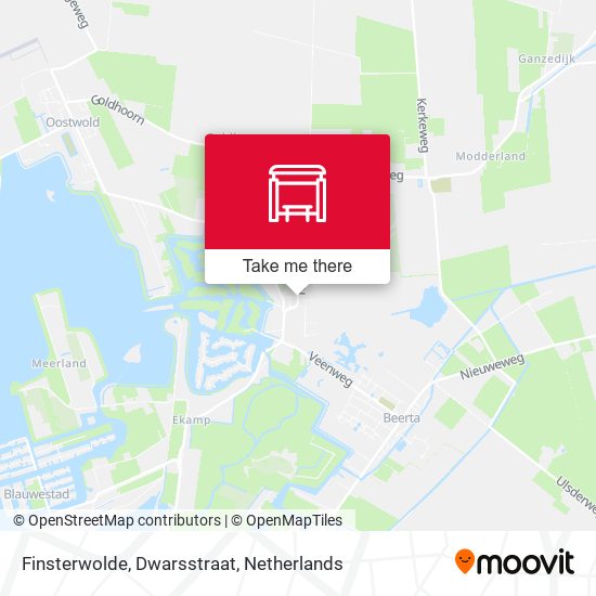 Finsterwolde, Dwarsstraat map