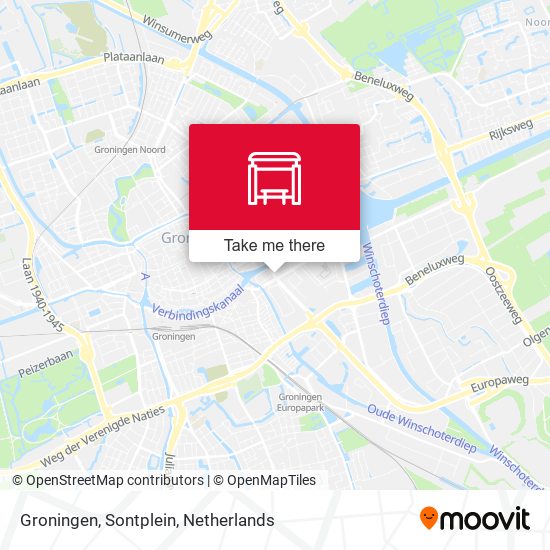 Groningen, Sontplein map