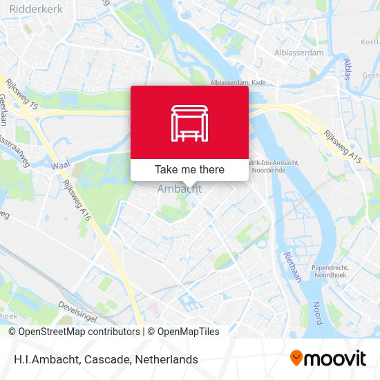 H.I.Ambacht, Cascade map