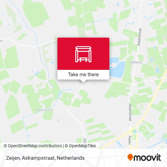 Zeijen, Askampstraat Karte