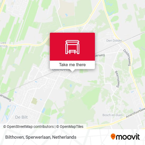 Bilthoven, Sperwerlaan map
