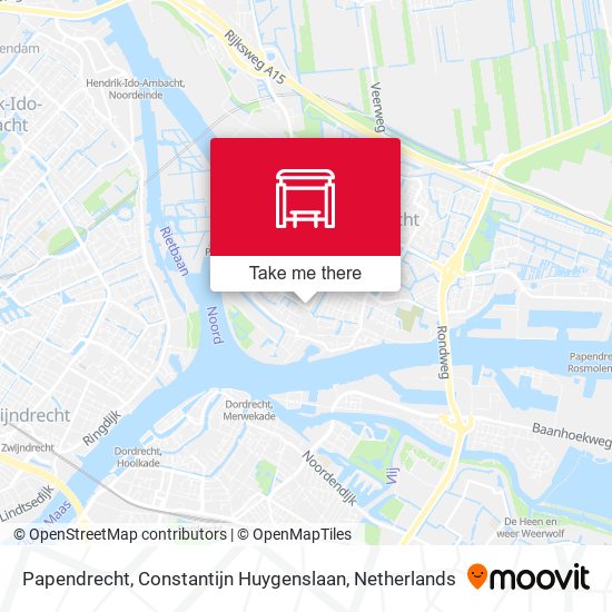 Papendrecht, Constantijn Huygenslaan map