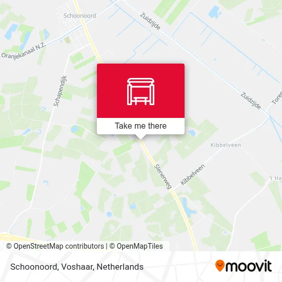 Schoonoord, Voshaar map
