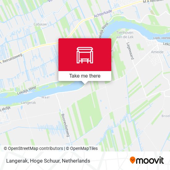 Langerak, Hoge Schuur map