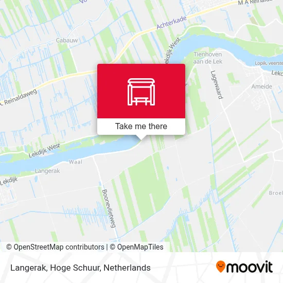 Langerak, Hoge Schuur map