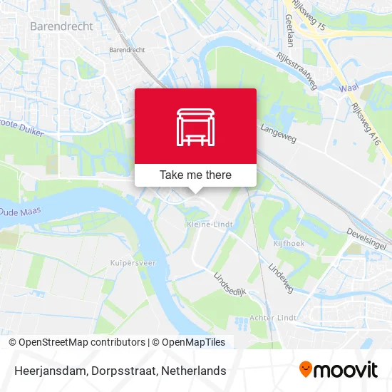 Heerjansdam, Dorpsstraat map