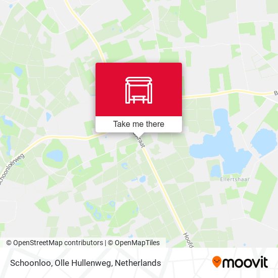 Schoonloo, Olle Hullenweg map