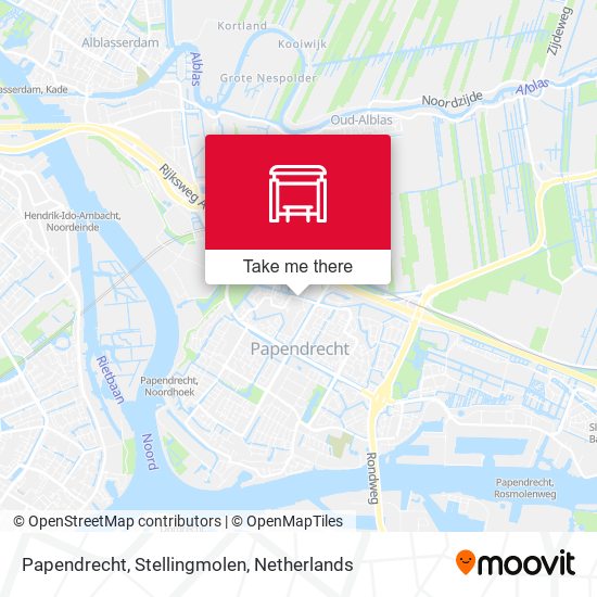 Papendrecht, Stellingmolen map