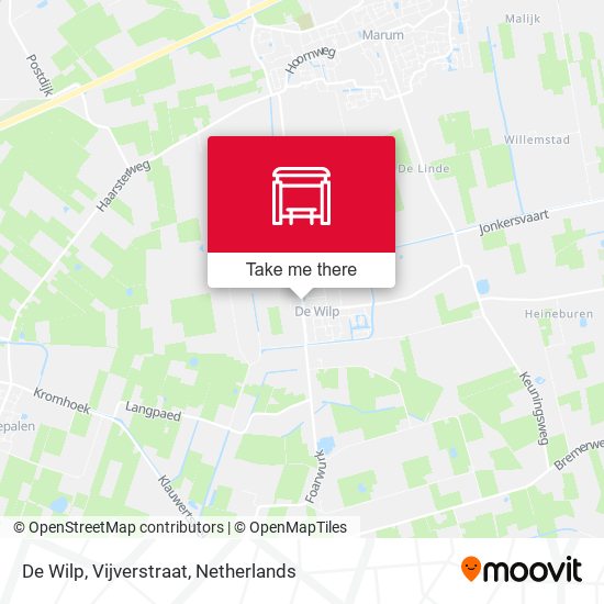 De Wilp, Vijverstraat map