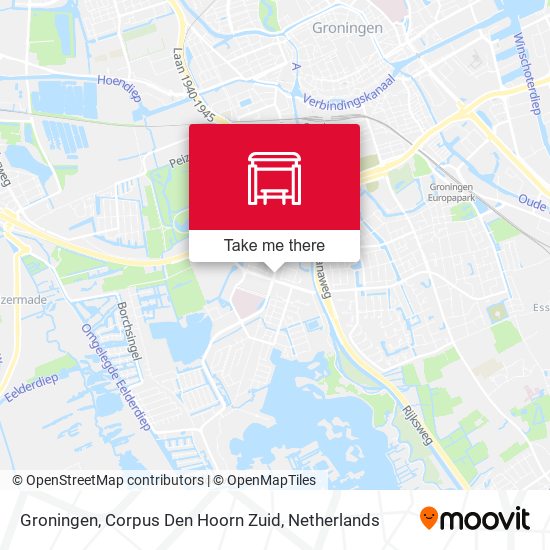 Groningen, Corpus Den Hoorn Zuid map