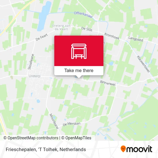 Frieschepalen, 'T Tolhek map