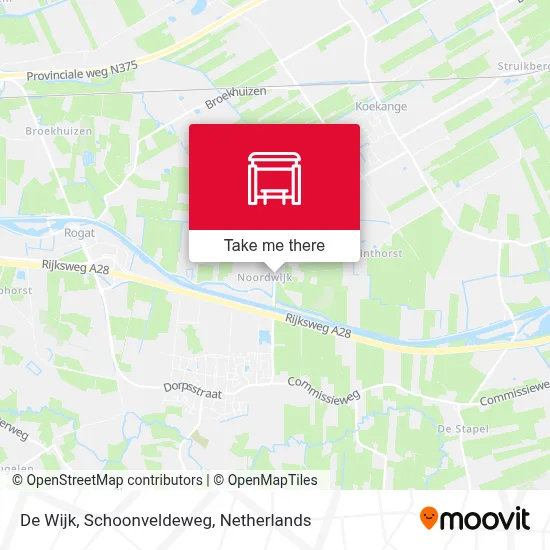 De Wijk, Schoonveldeweg map