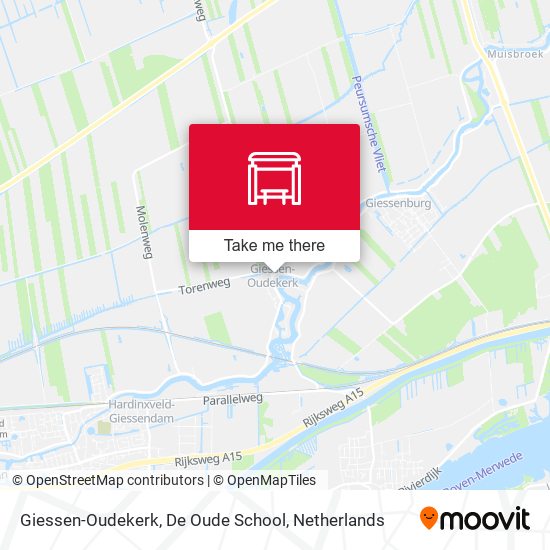 Giessen-Oudekerk, De Oude School map